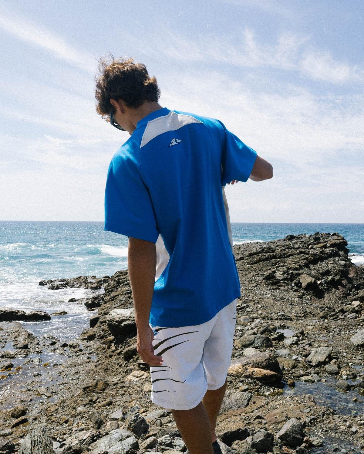 Driftmere tees worn on the coast